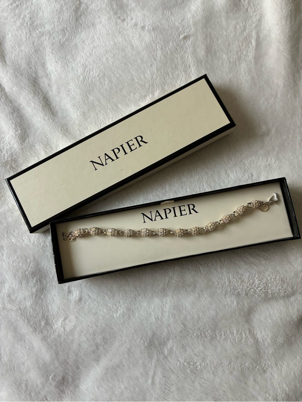 Napier Silver Link Bracelet